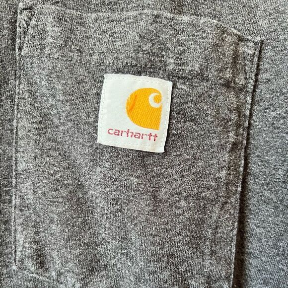 Carhartt Gray Short Sleeve Tee Shirt Size XXL - Picture 2 of 6